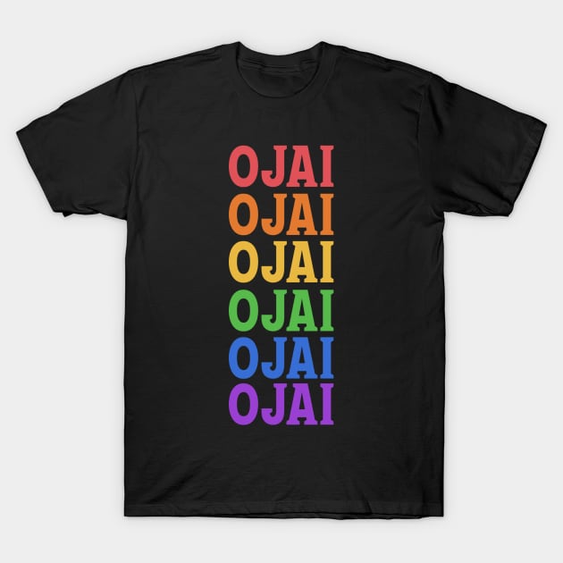 OJAI CALIFORNIA T-Shirt by OlkiaArt